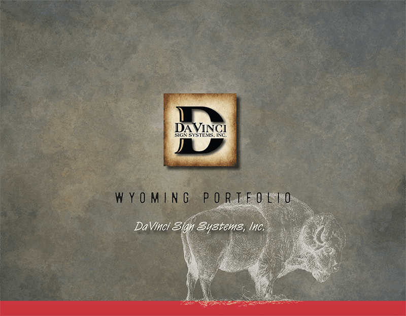 screenshot of Buffalo cover for Wyoming brochure